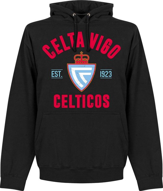 Celta de Vigo Established Hooded Sweater - Zwart - M