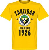 Zanzibar Established T-Shirt - Geel - XXL