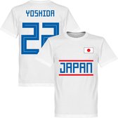 Japan Yoshida 22 Team T-Shirt - Wit - XXXXL