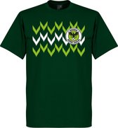 Nigeria 2018 Pattern T-Shirt - Donker Groen - XXXL