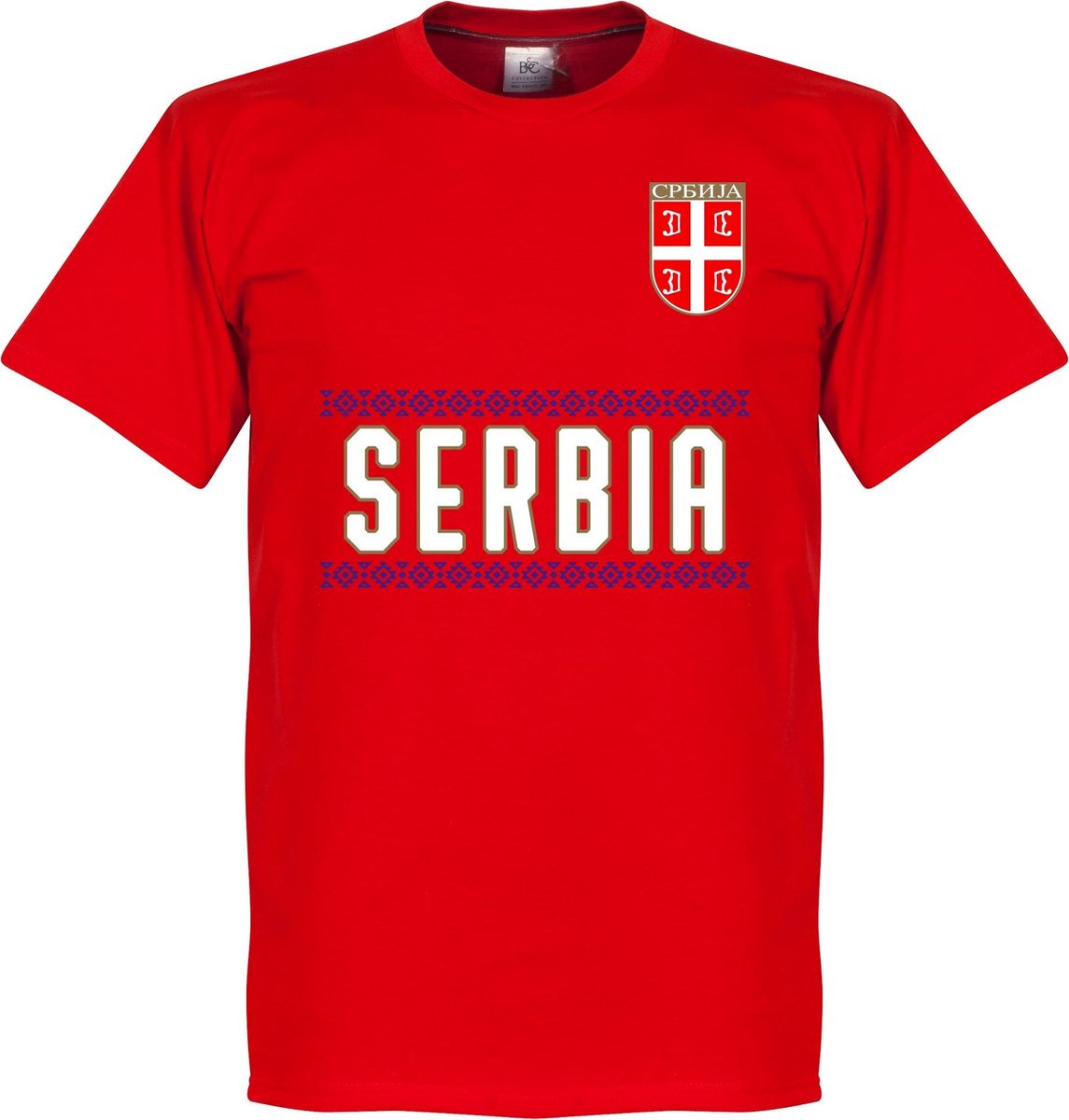 1145x1200.jpg Servië Team T-Shirt - Rood - XXL - Afbeelding 1