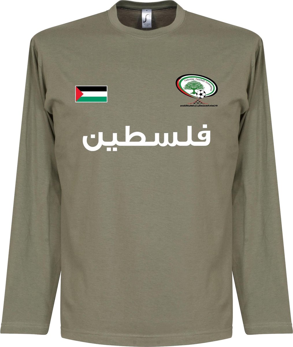 Palestina Football Longsleeve T-Shirt - XXL