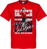 Solskjaer Legend T-Shirt - Rood - L