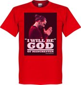 Zlatan God of Manchester T-Shirt - L