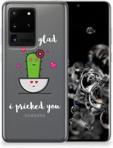 Geschikt voor Samsung Galaxy S20 Ultra Telefoonhoesje met Naam Cactus Glad