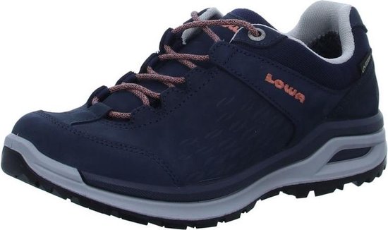 Lowa Locarno GTX Low dames sneaker - Blauw - Maat 41,5 | bol.com