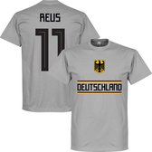 Duitsland Reus 11 Team T-Shirt - Grijs - XXXL