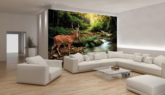 Papier peint photo Polaire | Forêt, Nature | Brun vert | 368x254cm (lxh)