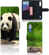 Housse en Cuir Premium Flip Case Portefeuille Etui pour Xiaomi Mi 9 Lite Portefeuille Panda Cadeau d'anniversaire
