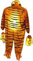 Rubie's Kinderkostuum Onesie Tijger Oranje Maat M