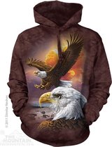 Hoodie Eagle & Clouds XXL