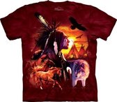 T-shirt Indian Collage L