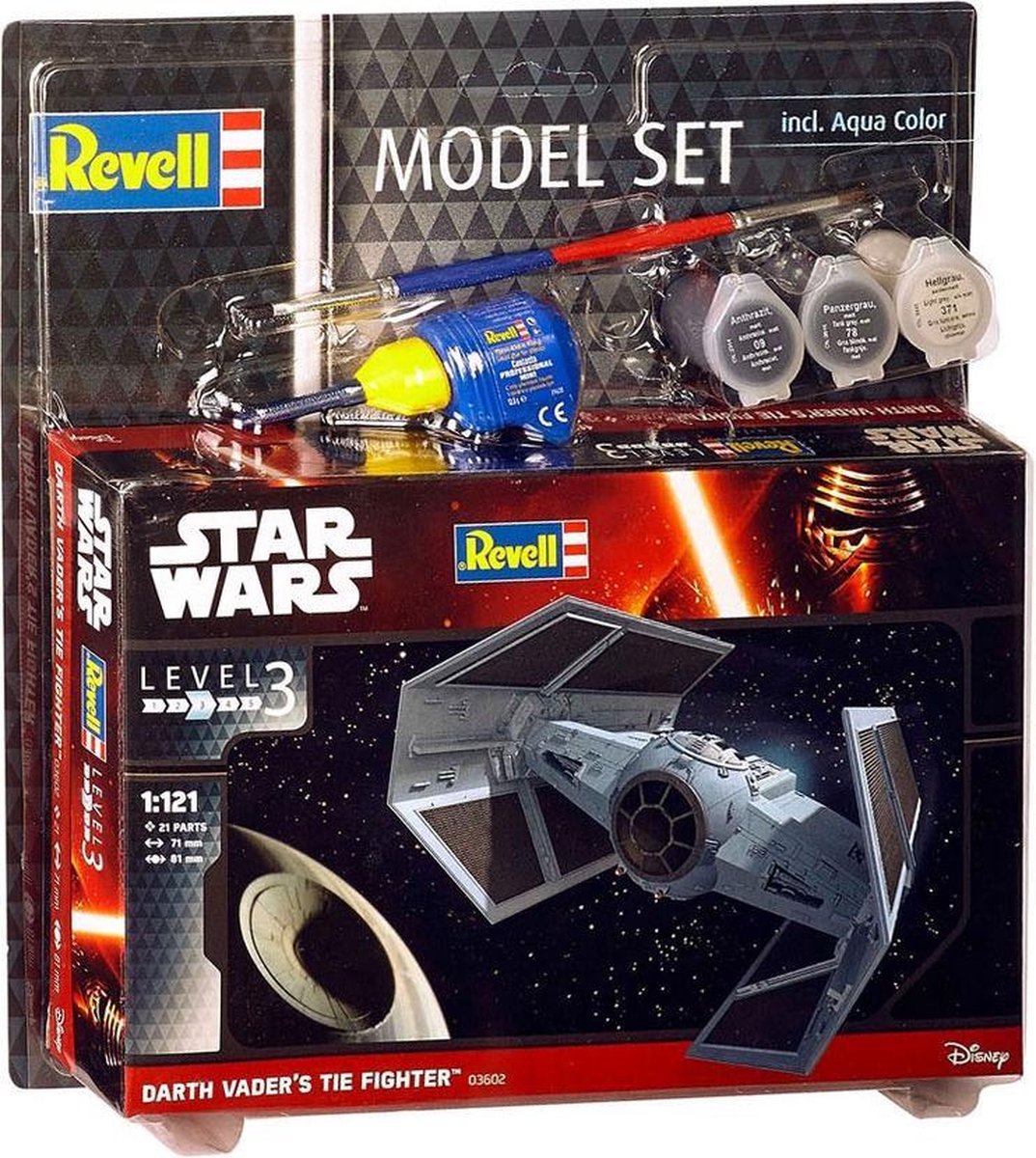 Revell Model Set Darth Vader's TIE Fighter Montagekit Ruimteveer