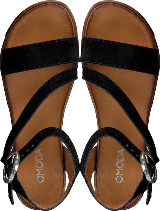 Omoda Dames Sandalen - Zwart - Maat 37 | bol.com