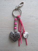 Sleutelhanger/tashanger (hart)