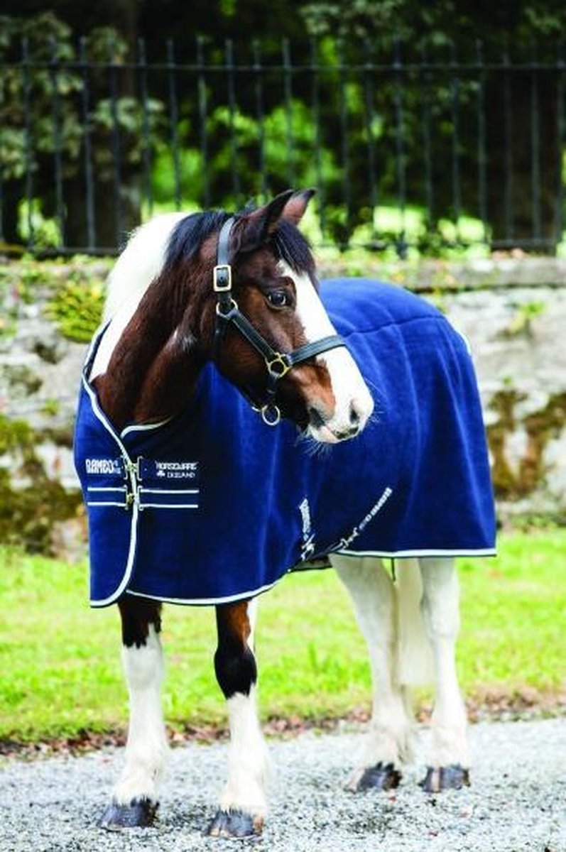 Couverture Écurie Rambo Stable Plus Pour Cheval - Taille 81 - Bleu Marine - Neuf