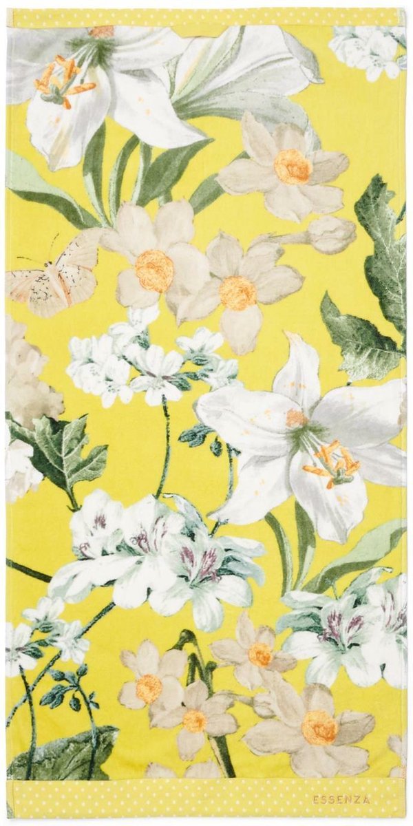 ESSENZA Rosalee Handdoek Geel - 70x140 cm
