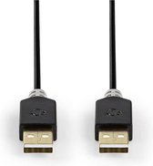 Nedis CCBP60000AT20 Kabel Usb 2.0 A Male - A Male 2,0 M Antraciet