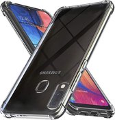 Hoesje Schokbestendig Transparant Geschikt voor Samsung Galaxy A20E