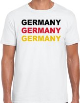 Germany / Duitsland t-shirt wit voor heren L