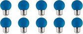 LED Lamp 10 Pack - Romba - Blauw Gekleurd - E27 Fitting - 1W - BES LED