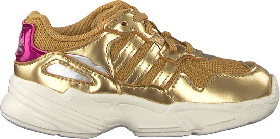 adidas Meisjes Sneakers Yung-96 El I - Goud - Maat 25 | bol.com