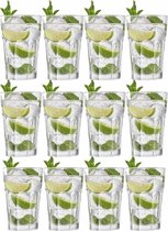 16x Drinkglazen/waterglazen 440 ml Oban serie - 40 cl - Drink glazen - Drinks drinken - Drinkglazen van glas