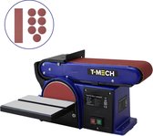 T-Mech 500W Band- en schijf schuurmachine 230V Ø150mm Incl extra schuurpapier