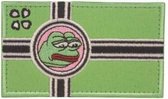 Pepe the Frog Flag Geborduurde patch embleem met klittenband