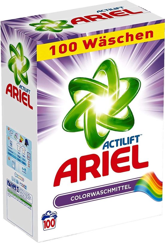 Ariel Lessive en poudre Color 100 lavages