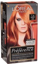 L'OREAL PARIS RECITAL kleurcrï¿½me Voorkeur 7.40 mango - intens koper