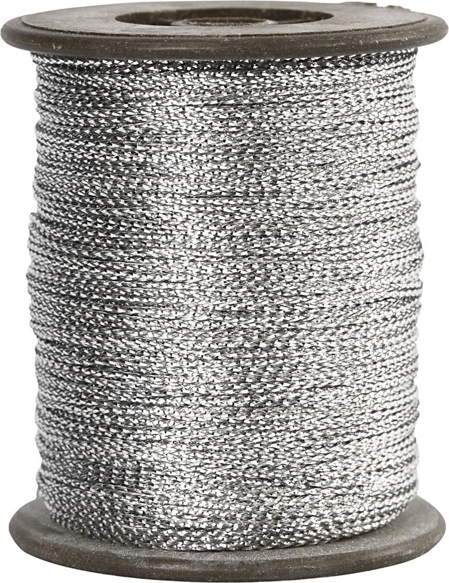 Creotime Zilverdraad, dikte 0,5 mm, zilver, 100 m