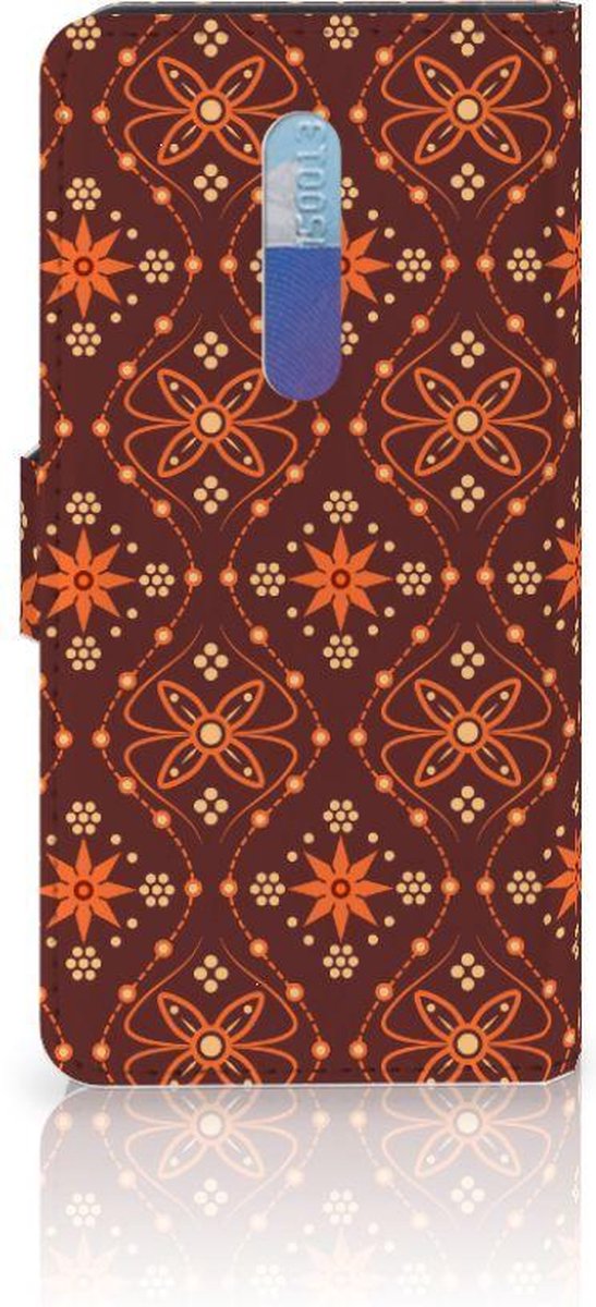 Book Case voor Xiaomi Redmi K20 Pro Telefoon Hoesje Batik Brown