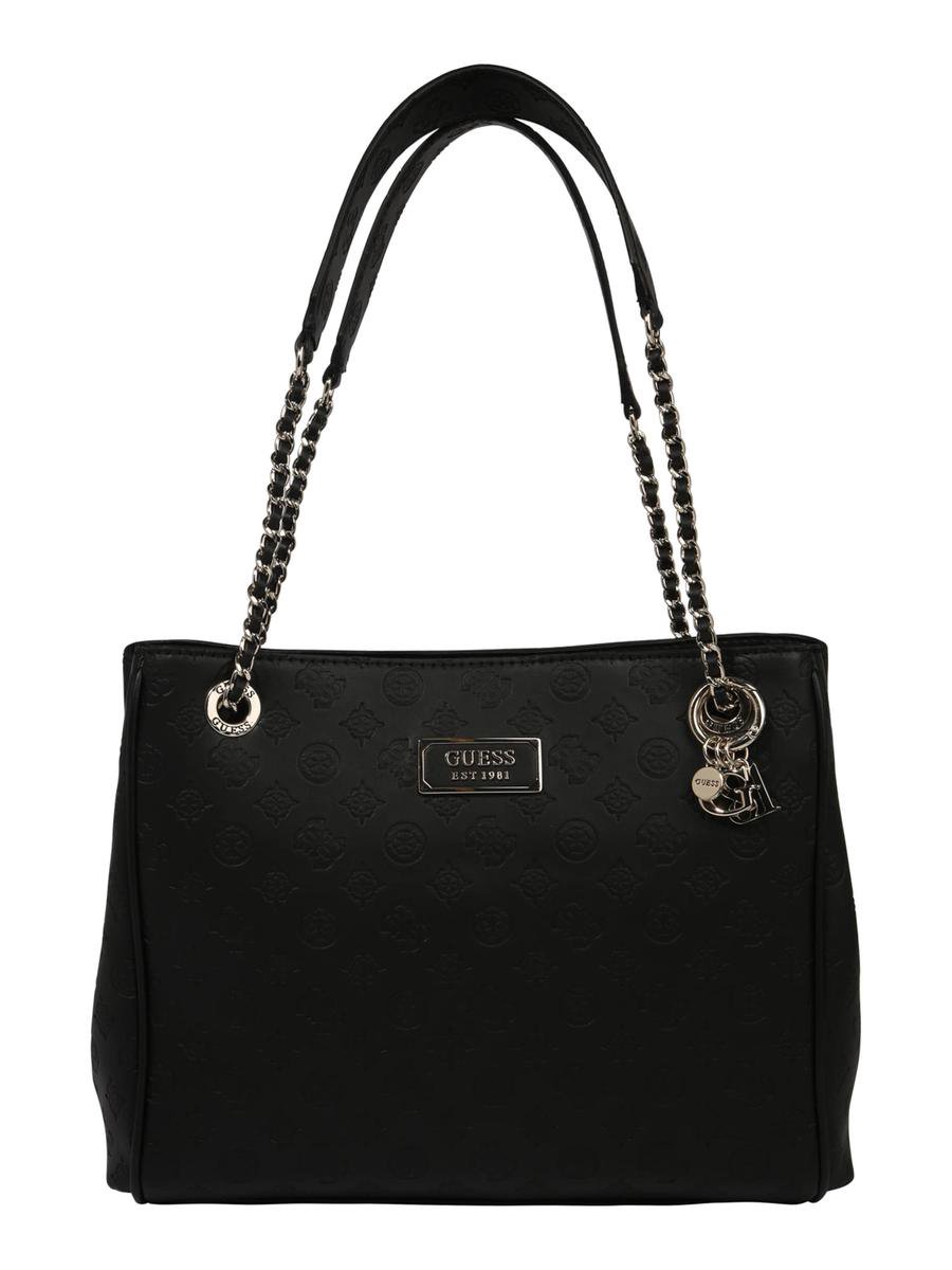 guess logo love girlfriend carryall