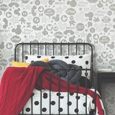 RoomMates Mickey Mouse Icons Peel and Stick Wallpaper,Multicolor