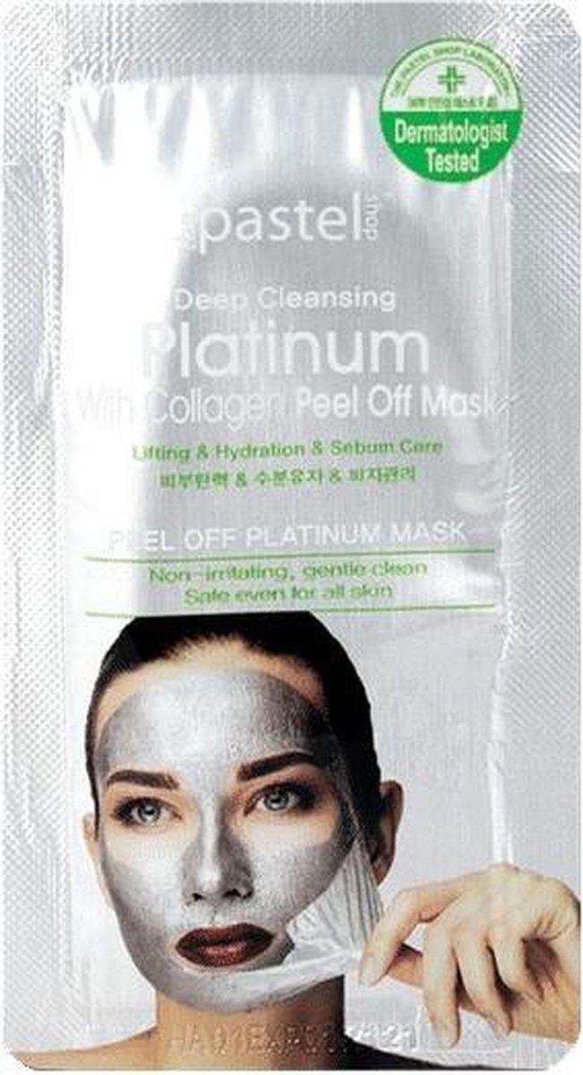 Platinum, met Collageen, Peel-Off Mask