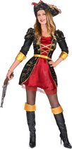 PALAMON - Stijvol barok piraten kostuum voor vrouwen - Medium - Volwassenen kostuums