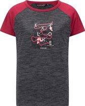 Life-Line Crich Dames T-shirt Korte Mouw Donkergrijze Melange - 40