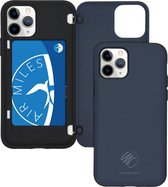 iMoshion Backcover met pashouder iPhone 11 Pro hoesje - Donkerblauw