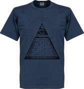 T-Shirt All-Seeing Eye - Bleu Jean - M