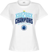 City Back to Back Champions T-Shirt - Wit - Dames - M