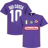 Fiorentina Rui Costa 10 Team T-Shirt - Paars - L