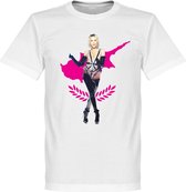 Tamta Replay Cyprus Eurovision T-shirt - Wit - 4XL
