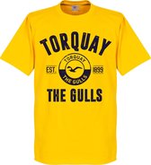Torquay Established T-Shirt - Geel - XL