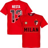 AC Milan Nesta 13 Gallery Team T-Shirt - Rood - XXL
