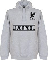 Liverpool Team Hoodie - Grijs - M