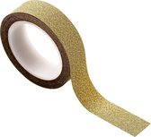 Cadeautape glitter goud - Bloomingville