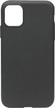 ADEL Premium Siliconen Back Cover Softcase Hoesje Geschikt voor iPhone 11 Pro Max - Zwart