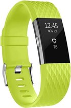 By Qubix - Fitbit Charge 2 siliconen bandje (Small) - Groen - Fitbit charge bandjes