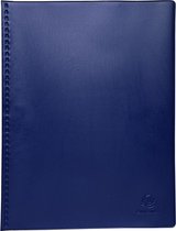 10x Vega Showalbum met vaste rug PVC - 10 tassen - 20 zichten -A4, Blauw